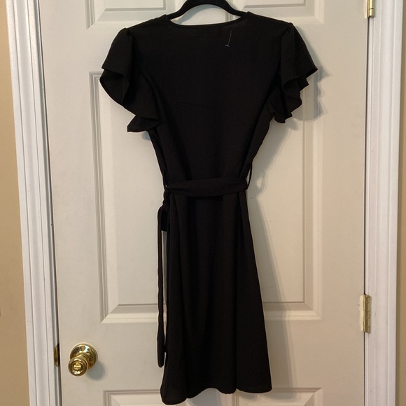 NWT Katella Black Belted Dress Large - Picture 7 of 8